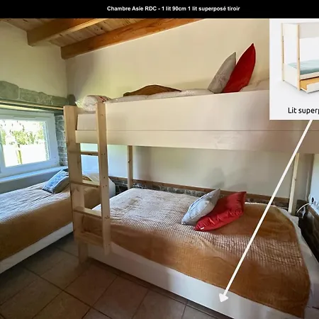 La Clef Decamp Chevaux D'asie 22 Pers Jacuzzi Billard Baby Foot Notre-Dame-de-Cenilly